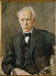 Porträtt av kompositören Richard Strauss (målning på duk)