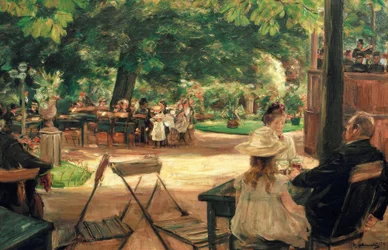 Restaurangträdgård