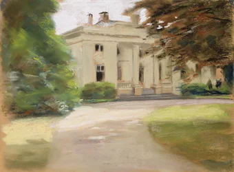 Godeffroy Country House i Hirschpark von Nienstedten på Elbe, 1902 (pastell på papper)