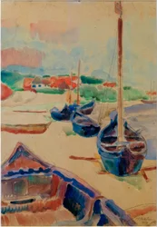 Kurenkähne på stranden