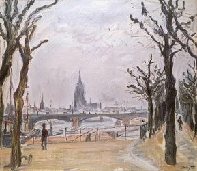 Utsikt över Frankfurt. 1911