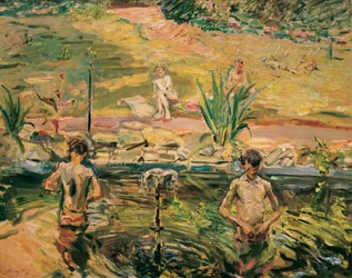 Badande pojkar
