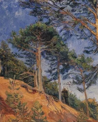 Jägare i sluttningen, 1903