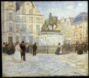 Marktplatz och Jan Wellem