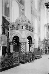 Minins grav i Frälsarkatedralen i Nizhny Novgorod Kreml, Ryssland, 1896.