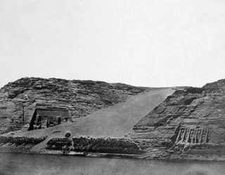 Forntida egyptiska tempel, Egypten, 1852.