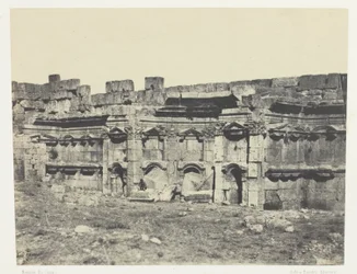 Baalbeck, Interiören i omslutningen av solens och Jupiters tempel; Syrien