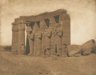 Kolosser av Ramesseum, 1850.