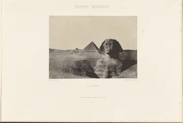Mellersta Egypten. Sfinxen.