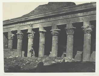 Great Temple of Isis vid Philoe, Oriental Gallery, Nubia, 184951, tryckt 1852.