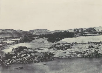 Övre Egypten. Ingången till den första katarakten, 1850.