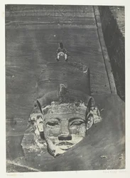 Ibsamboul, Western Colossus Of Spéos De Phrè, Nubia, 184951, tryckt 1852.