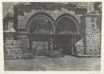 Jerusalem, Nedre arkaderna av den heliga gravens kyrka; Palestina