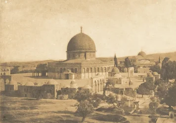 Moskén i Omar, Jerusalem, augusti 1850.