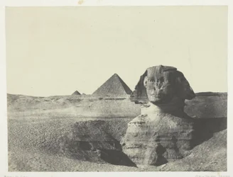 Sphynxen sedd framifrån, Mellersta Egypten