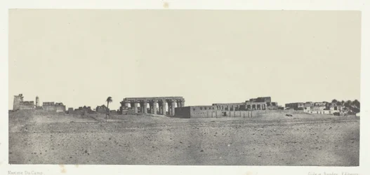 Luxor, General View of the Ruins, Thebe, 184951, tryckt 1852.