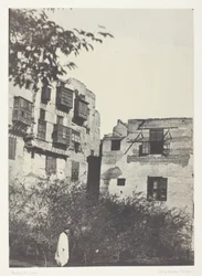 Hus och trädgård i Frank Quarter, Kairo
