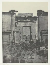 Medinet-Habou, Propylaea of ​​Thutmoseum, Thebe, 184951, tryckt 1852.