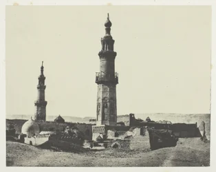 Moskén i Aly-Bey, Girgeh, Övre Egypten, plansch 15 från albumet "Egypte, Nubie, Palestine et Syrie" (1852)