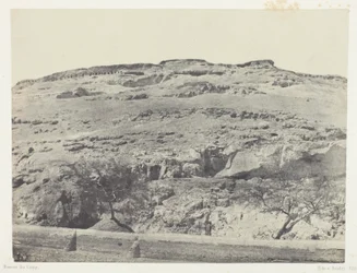 Nekropolen i antika Lykopolis, Övre Egypten, plansch 12 från albumet "Egypte, Nubie, Palestine et Syrie" (1852)