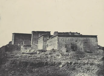 Nubia. Great Temple of Isis, A Philoe. Översikt tagen från norr, 1850.