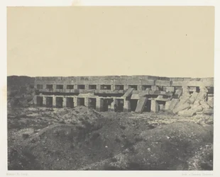 Karnak Palace, privata lägenheter i palatset, Promenade of Tothmes III; Thebe