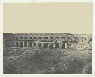 Karnak Palace, Private Apartments of the Palace, Promenade of Tothmes III, Thebe, 184951.