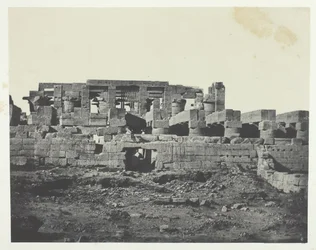 Karnak Palace, Södra ingången till Hypostyle Hall, Thebe, 184951, tryckt 1852.