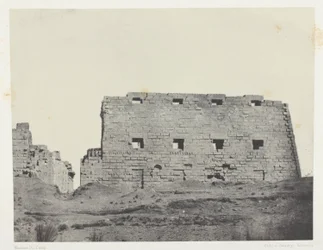 Karnak Palace, stora Pylones i sydvästra; Thebe