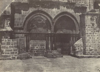 Palestina. Jerusalem. Lägre bågar i Heliga gravens kyrka