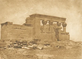 Pronaos av Temple of Déboude Parembole, 10 april 1850.