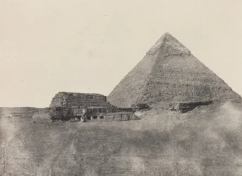Pyramid of Chephren, Mellersta Egypten, 184951, tryckt 1852.