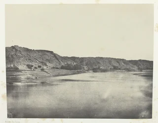 East Bank of the Nile Village of Bab, View Taken South Philoe, Nubia, 184951, tryckt 1852.