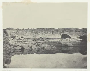 Northern Bank of the Nile Village of Abou-Koli, vy tagen norr om Philoe, Nubia, 184951.