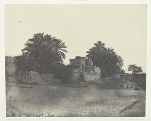 Ruinerna av en romersk befästning, Philoe, Nubia, 184951, tryckt 1852.