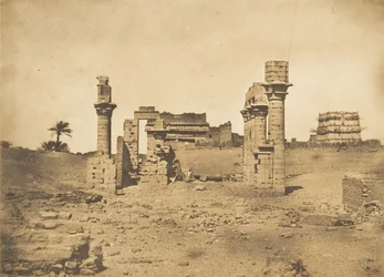 Ruinerna av Herment Hermentis tempel, 1849-50.