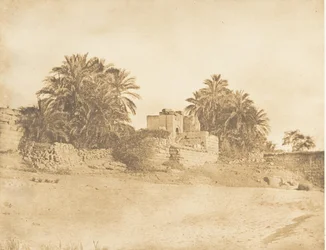Ruinerna av en romersk triumfbåge, vid Philae, april 1850.