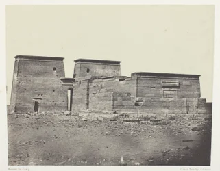 Temple De Dakkeh (Ancient Pselcis); Nubien, plansch 94 från albumet "Egypte, Nubie, Palestine et Syrie" (1852)