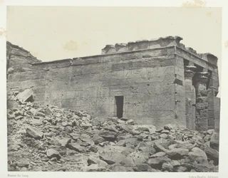 Dantour Ancient Tantour Temple, tillägnat Osiris-Isis-Horus-triaden, Nubia, 184951.