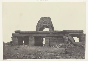 Templet i Amada; Nubien, plansch 99 från albumet "Egypte, Nubie, Palestine et Syrie" (1852)