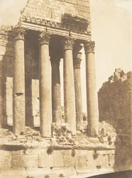 Temple of Jupiter, i Baâlbek Héliopolis, 15 september 1850.