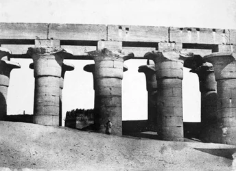 Tempelruiner, Egypten, 1852.