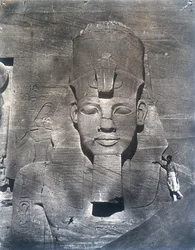 Den kolossala statyn av Rameses II, 1852