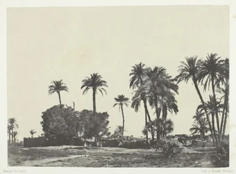 Byn Hamameh, övre Egypten, 184951, tryckt 1852.