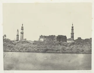 General View, Girgeh, Upper Egypt, 184951, tryckt 1852.