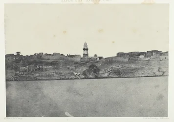 General View of Esneh, Upper Egypt, 184951, tryckt 1852.