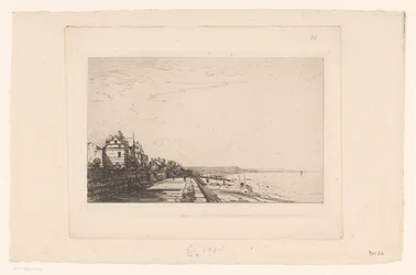 Utsikt över Villers Villers (Calvados) (titel på objekt)