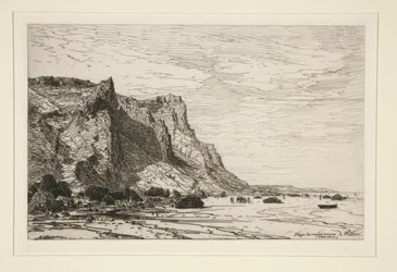 De svarta kornas strand? Villers (Calvados) (Svarta kornas strand vid Villers [Cavaldos])