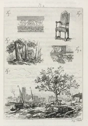 Avhandling om etsning: Plåt 4, 1866.