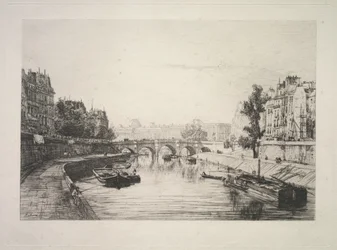 Utsikt från St. Michel Bridge